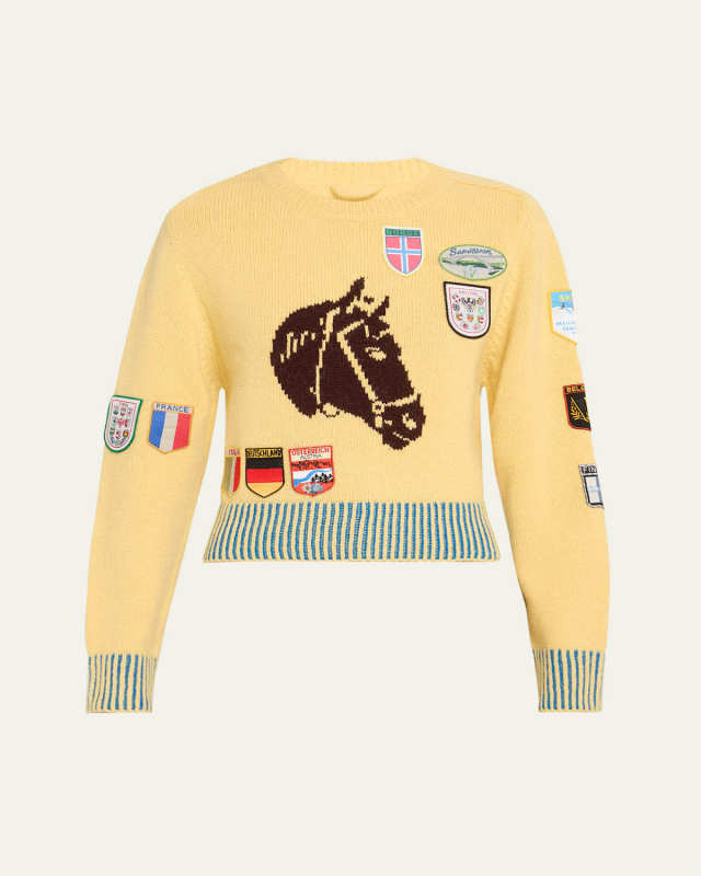 Pony Silhouette Alpaca Wool Sweater